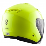 Casco NOS NS-2 giallo fluo