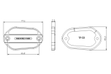 Puig Bremsflssigkeitsbehlter Deckel Kawasaki Ninja E-1