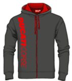 Ducati Corse sweat capuche gris