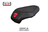 Tappezzeria Beifahrersitzbezug Argenta Pass velvet mit Logo Ducati Panigale V4