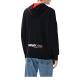 Ducati Corse Hoodie Rot/Schwarz