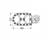 Puig Offroad Fussrasten BMW F 900 GS Adventure