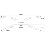 Accossato Aluminium Lenker Honda ADV350