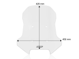 WRS Caponord Windschild CF Moto 450 MT