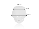 WRS Touring Windschild Honda XL 750 Transalp