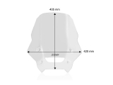 WRS Touring Windschild Honda NX 500