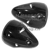 Ducati Monster 696 Kit de protection thermique dchappement en carbone Ilmberger