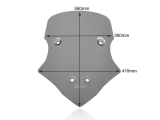 WRS Caponord windshield Ducati Multistrada V4