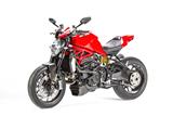 Protge-chaleur dchappement en carbone Ilmberger sur le collecteur Ducati Monster 1200 R