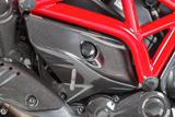 Carbon Ilmberger Abdeckung unterm Rahmen Set Ducati Monster 1200 R
