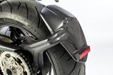Carbon Ilmberger spatscherm achter Ducati Monster 1200