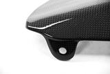 Carbon Ilmberger kofferbeschermer op uitlaat Ducati Monster 1200