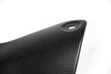 Carbon Ilmberger kofferbeschermer op uitlaat Ducati Monster 1200