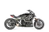 Carbon Ilmberger uitlaat hitteschild op uitlaatpijp Ducati XDiavel