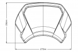 Puig Frontplatte Aluminium  Triumph Bonneville T100