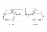 Puig Kit dextension de protection de la main Honda CRF 1000 L Africa Twin