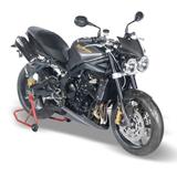 Carbon Ilmberger Seitendeckel unterm Sitz Set Triumph Street Triple 675