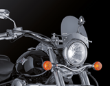 Custom Acces Pare-brise Touring Roadster Honda VT 750 Black Widow