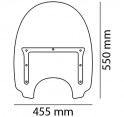 Custom Acces Touring Windshield Highway Kawasaki VN 900 Classic